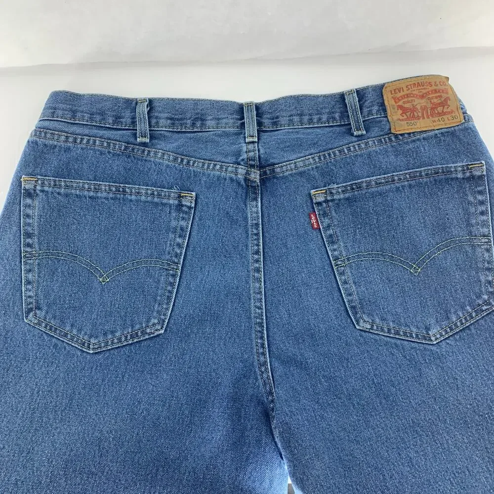 Levi’s 550 Relaxed Fit Men’s Jeans Size 40 - 30